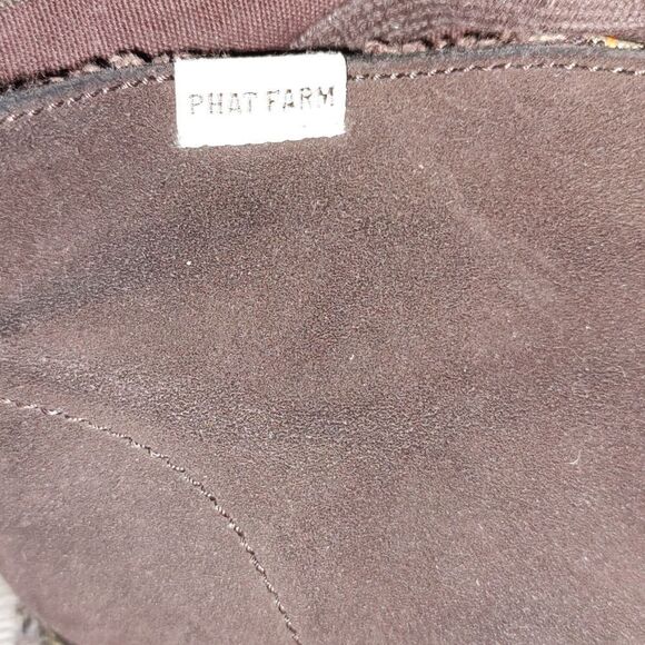 Phat Farm Trek brown suede leather ankle boots Sz 10 - Picture 6 of 7